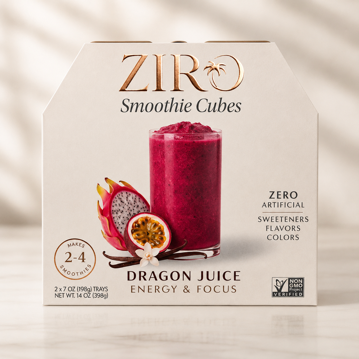 Dragon Juice smoothie cubes